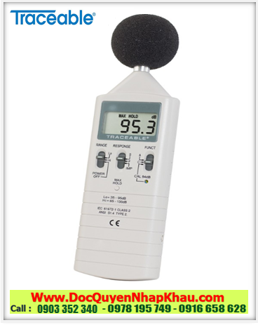Traceable 4335; Máy Âm Thanh Tiếng Ồn 35-80dB, 50-100dB, 80-130dB _Traceable 4335 Sound Level Meter